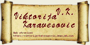 Viktorija Karavesović vizit kartica
